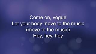 Vogue  Madonna Lyrics [upl. by Enaujed]