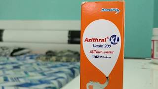 Complete medicine review in Hindi Azithral XL liquid 200 ready to use syrup [upl. by Eniahs]