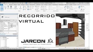 Recorrido virtual  Walkthrough  Tutorial Revit 2018 [upl. by Nerual]