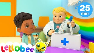 Doctor Song  Stay Safe and Healthy  Lellobee  Kids Songs  Nursery Rhymes [upl. by Omarr]