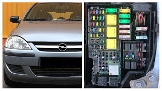 TUTORIAL Opel  Vauxhall Corsa C 2000  2006 fuses and relay box location [upl. by Aruon774]