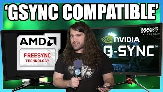 What quotGSync Compatiblequot Actually Means  NVIDIA at CES 2019 [upl. by Regdirb949]