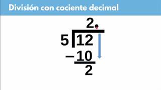 D3 Divisiones con cociente decimal [upl. by Iht]