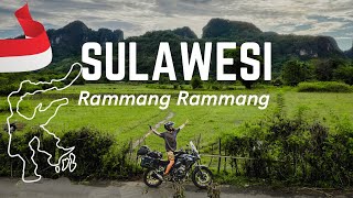 SULAWESI  Maros Rammang Rammang  Motorbike trip INDONESIA [upl. by Eckel]