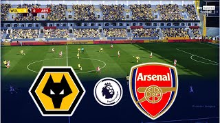 WOLVERHAMPTON vs ARSENAL  ENGLISH PREMIER LEAGUE 202425 [upl. by Roberta]