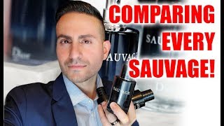 Dior Sauvage EDT vs EDP vs Parfum [upl. by Riba]