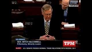 Mitch McConnell Filibusters His Own Bill [upl. by Zampino598]