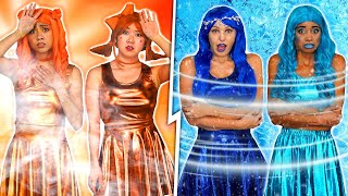 HOT VS COLD SUPER POPS CHALLENGE Totally TV Originals [upl. by Desiree]