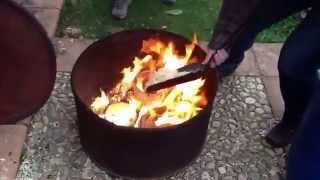 Raku Firing Process Raku Pottery is Fun and Exciting to Fire [upl. by Blumenfeld]