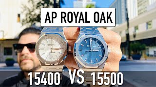 Audemars Piguet Royal Oak 15500 vs15400  Can You Spot The Difference [upl. by Ennagrom317]