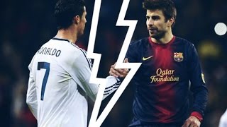 Cristiano Ronaldo vs Gerard Piqué [upl. by Strauss966]