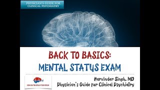 Mental Status Examination Back to Basics [upl. by Aehsan]