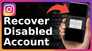 How To Recover A Disabled Instagram Account [upl. by Bevash735]