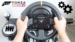 Forza Horizon 4 Steering Wheel Settings for Thrustmaster and Logitech [upl. by Goldshell660]