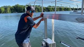 First Time Boat Lift Setup Tips New Lift Or New Boat Here’s Some Techniques to DIY Max Lift Shown [upl. by Swamy]