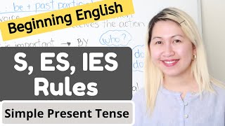 S ES and IES Rules  Simple Present Tense [upl. by Mickelson]