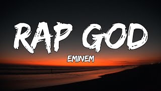 Eminem  Rap God Lyrics [upl. by Ayouqat]