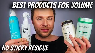 BEST PRODUCTS FOR FINE HAIR TO ADD VOLUME  What Products To Use For Fine Thin Hair [upl. by Yemarej]