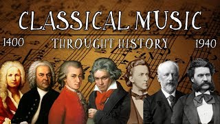 Classical Music Throught History 1400  1940 [upl. by Neale864]