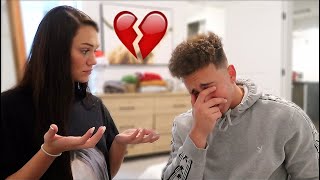 BREAK UP PRANK ON BOYFRIEND HE CRIED [upl. by Bonar]