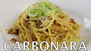 Carbonara Spaghetti Recipe Easy Pasta How To BenjiManTV [upl. by Ettolrahc]