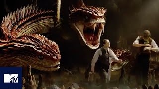 Fantastic Beasts EXCLUSIVE Deleted Scene Reveals New Creature The Runespoor  MTV Movies [upl. by Grimbald]