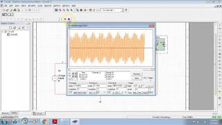 Multisim Simulation of Amplitude Modulation [upl. by Ecinej]