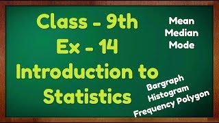 Class  9th Ex  14 Introduction Statistics Maths NCERT CBSE [upl. by Ebner685]