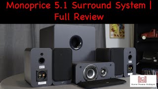 Monoprice 51 Surround System  Full Review [upl. by Annahsohs]