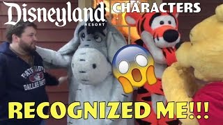 Disneyland Characters Recognized Me [upl. by Ailadi]