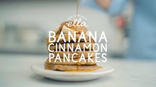 Banana Pancakes  Deliciously Ella  Vegan amp Gluten Free [upl. by Frodi]