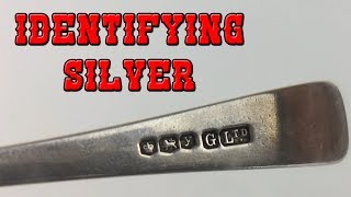 How To Easily Identify Sterling Silver  English Hallmarks [upl. by Anitsahs]