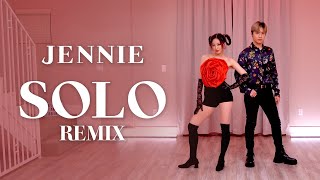 JENNIE  ‘SOLO’ REMIX Dance Cover  Ellen and Brian [upl. by Uird748]