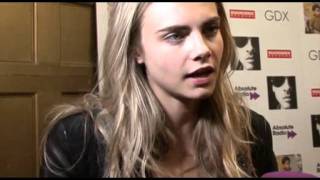 Cara Delevingne quotIm Petrified about London Fashion Weekquot [upl. by Lenroc]