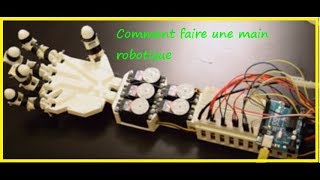 Comment faire une main robotique [upl. by Drogin911]