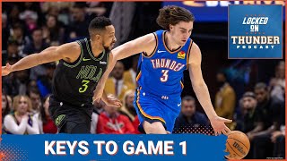 OKC Thunder Keys to Game 1 Against New Orleans Pelicans NBA Playoffs [upl. by Eilama]