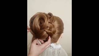 Elegant hairstyle for modern brides [upl. by Shanan]