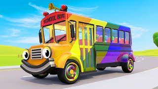 Rainbow Truck Songs  Nursery Rhymes amp Kids Songs  Geckos Garage  Trucks For Children [upl. by Boy948]