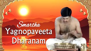 Mantras to Change Poonal  Sacred Thread  Yagnopaveeta Dharana Prayoga  Yajur Smartha amp Rig Veda [upl. by Ajoop]