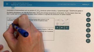 ALEKS  Solving for a Gaseous Reactant [upl. by Othe]