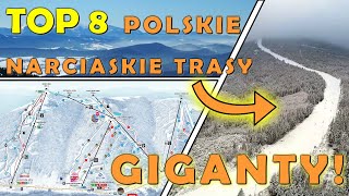 TOP 8 NAJDŁUŻSZE POLSKIE STOKI NARCIARSKIE SKI TRIPS [upl. by Esmaria]