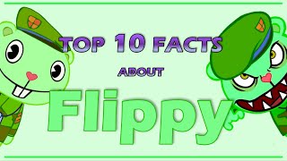 Top 10 Facts About FLIPPY From Happy Tree Friends Character review [upl. by Aeriel]