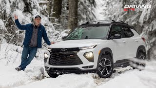 2022 Chevrolet Trailblazer AWD Snow Road Driving Tests [upl. by Lux]