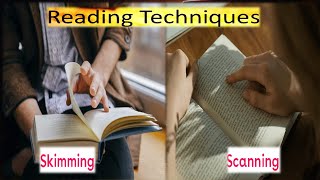 Skimming and Scanning  Reading Techniques [upl. by Wendell]