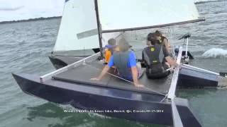 Handmade 16 Trimaran by Mike Perras [upl. by Phio]