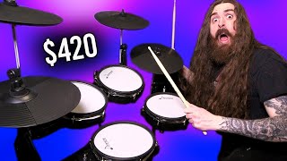 This Electronic Drum Kit is CHEAP [upl. by Anawahs]