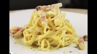 SPAGHETTI alla CARBONARA ricetta CHEF RICETTA ITALIANA spaghetti carbonara [upl. by Gardia]