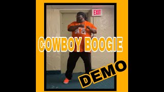 COWBOI BOOGIE LINE DANCE DEMO by BIG MUCCI [upl. by Jonah680]