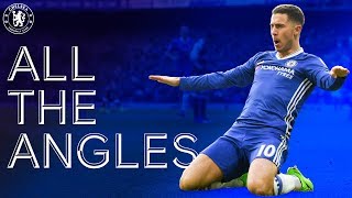 Eden Hazards Stunning Solo Goal v Arsenal 1617  All The Angles [upl. by Yeta]