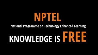 NPTEL  Knowledge is FREE [upl. by Yeaton]